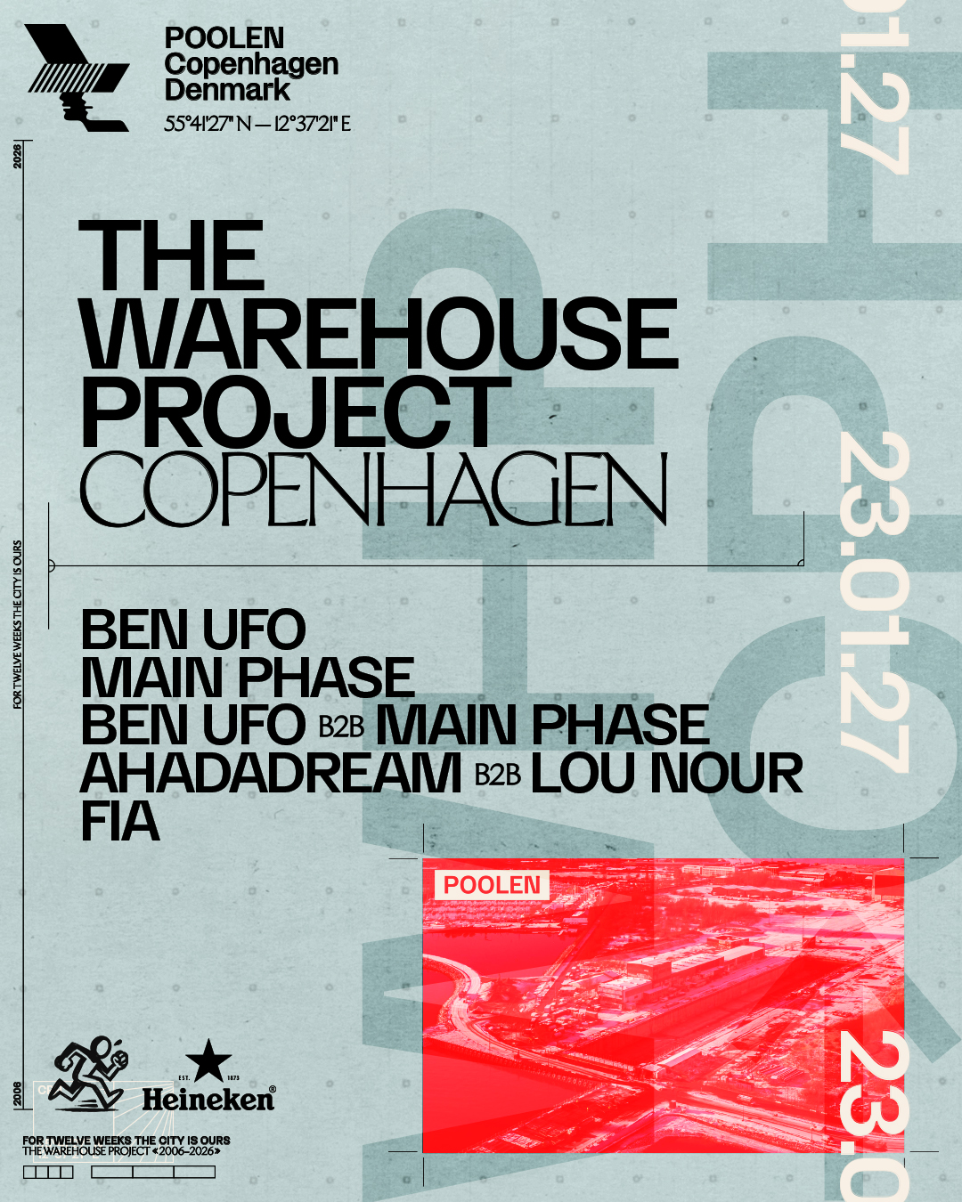 The Warehouse Projects comes to Poolen in 2027